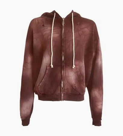 Hellstar Zip Up "Brown Tribal Laser"