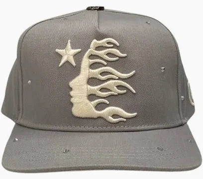 Hellstar Fitted Hat "OG Rhinestone Grey"