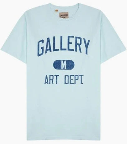 Gallery Dept Tee "Art Dept Light Blue"