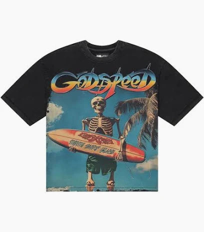 Godspeed Tee "Miami Surf Club Black"