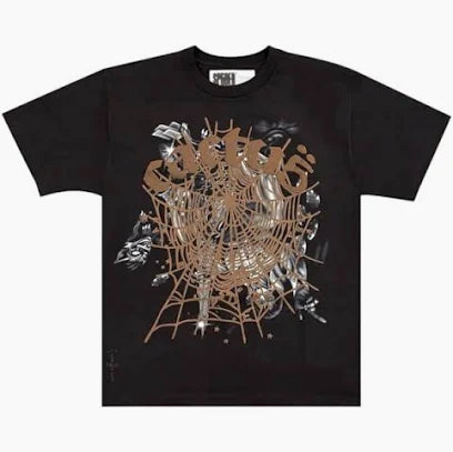 Sp5der Tee "Travis Airbrush Black"
