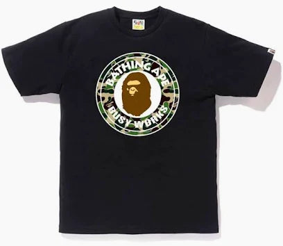 Bape Tee "Black ABC Camo Busyworks"