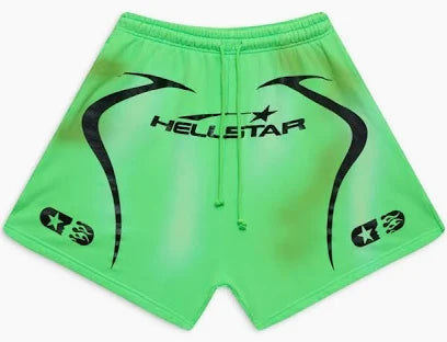Hellstar Shorts "Warm Up Green"