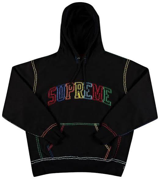 Supreme Hoodie "Big Stitch"