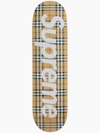 Supreme Skate Deck "Burberry"