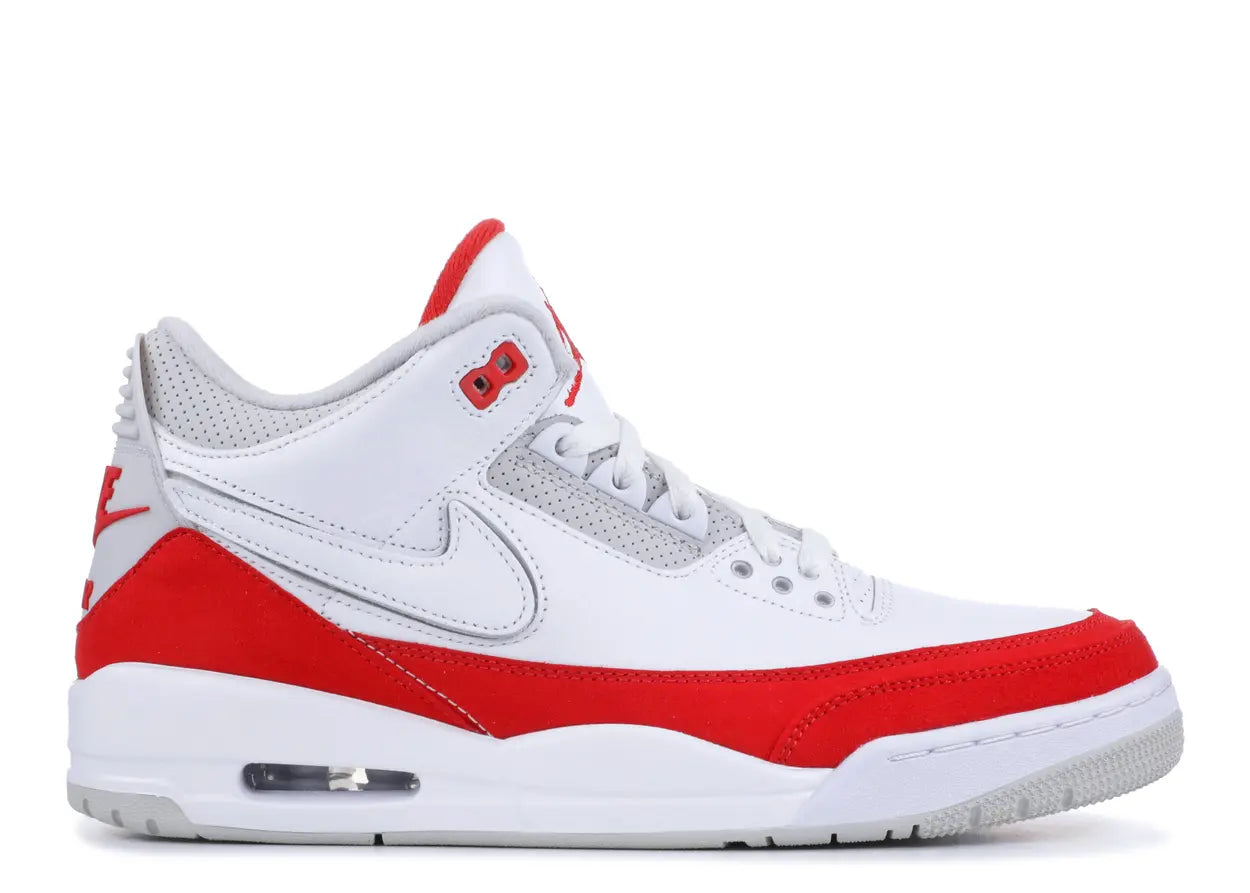 Jordan 3 "Tinker White University Red"