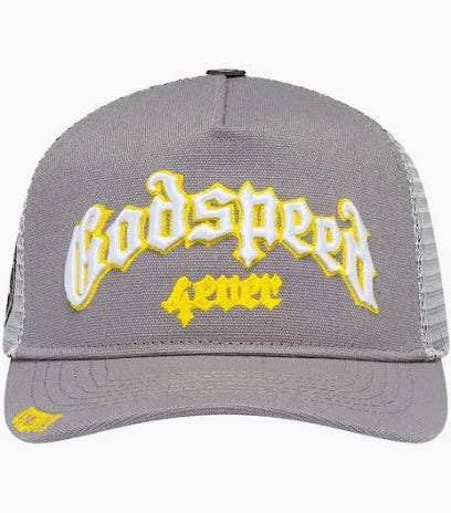 Godspeed Trucker Hat "Grey/Yellow"