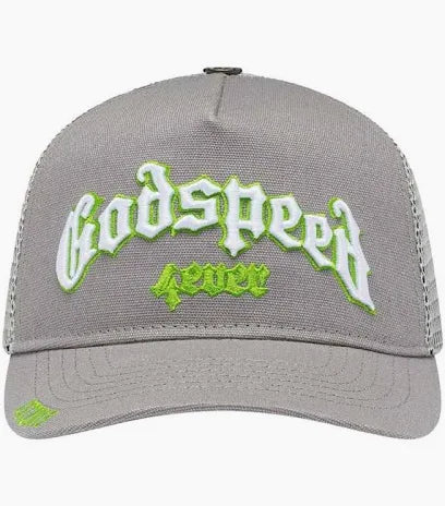 Godspeed Trucker Hat "Grey/Lime"