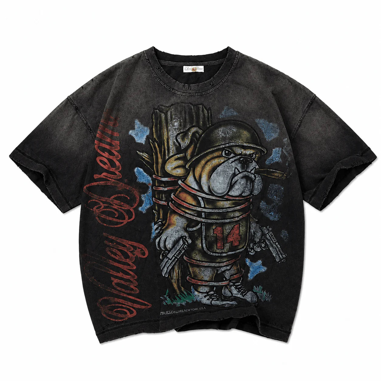 Valley Tee "Dogs Of War Black"