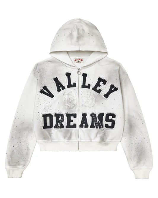 Valley Zip Up "Classico White"