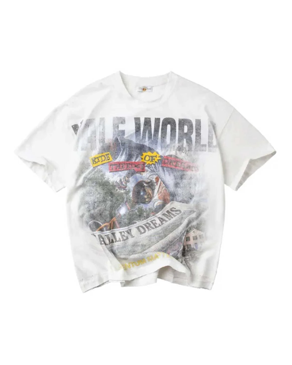 Valley Tee "Newspaper White"