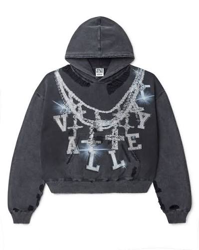 Valley Hoodie "Big Chain Black"