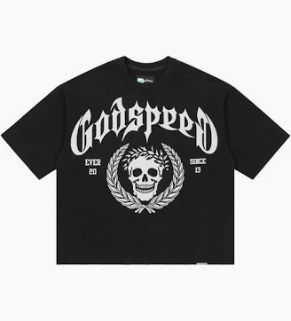 Godspeed Tee "Victor Crest Black"