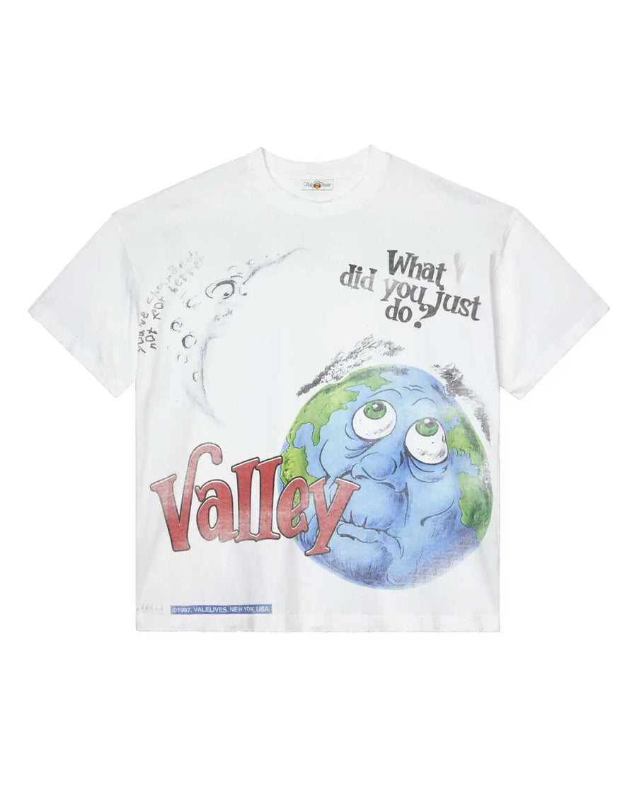 Valley Tee "World Peace" (White)